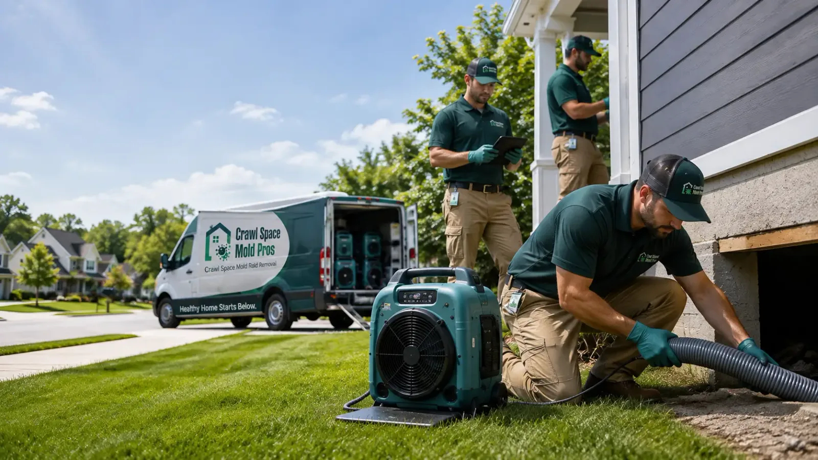 Crawl Space Mold Removal in Corona, CA